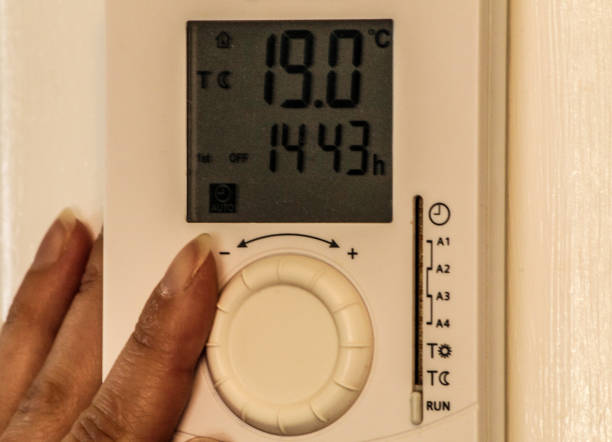 Thermostaat op 18 graden